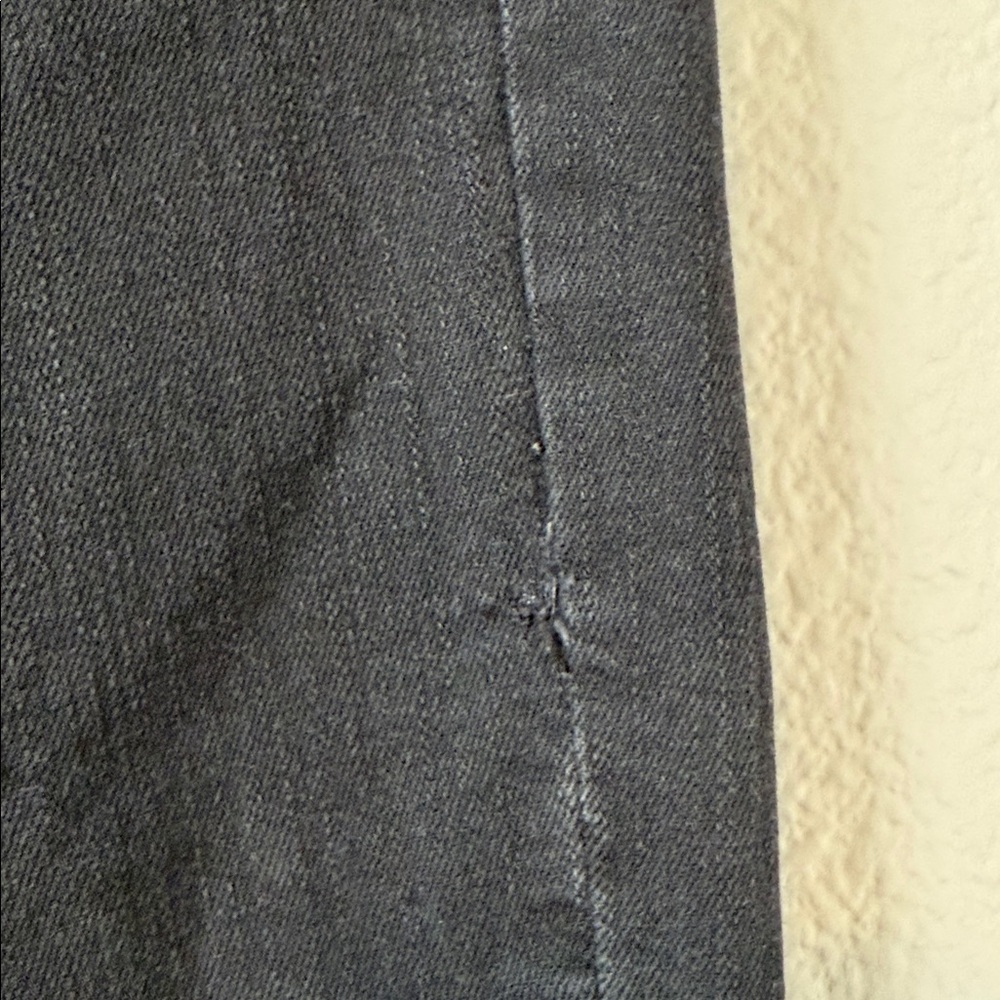 Mother Women’s Black Insider Crop Step Fray Not Guilty Distressed hem 26 - Picture 8 of 15